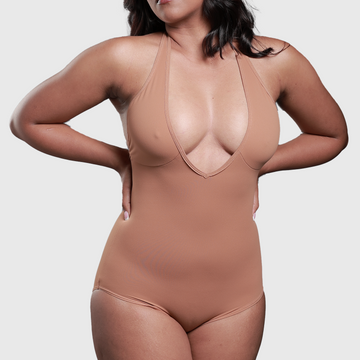 Deep V Brief Shaping Bodysuit