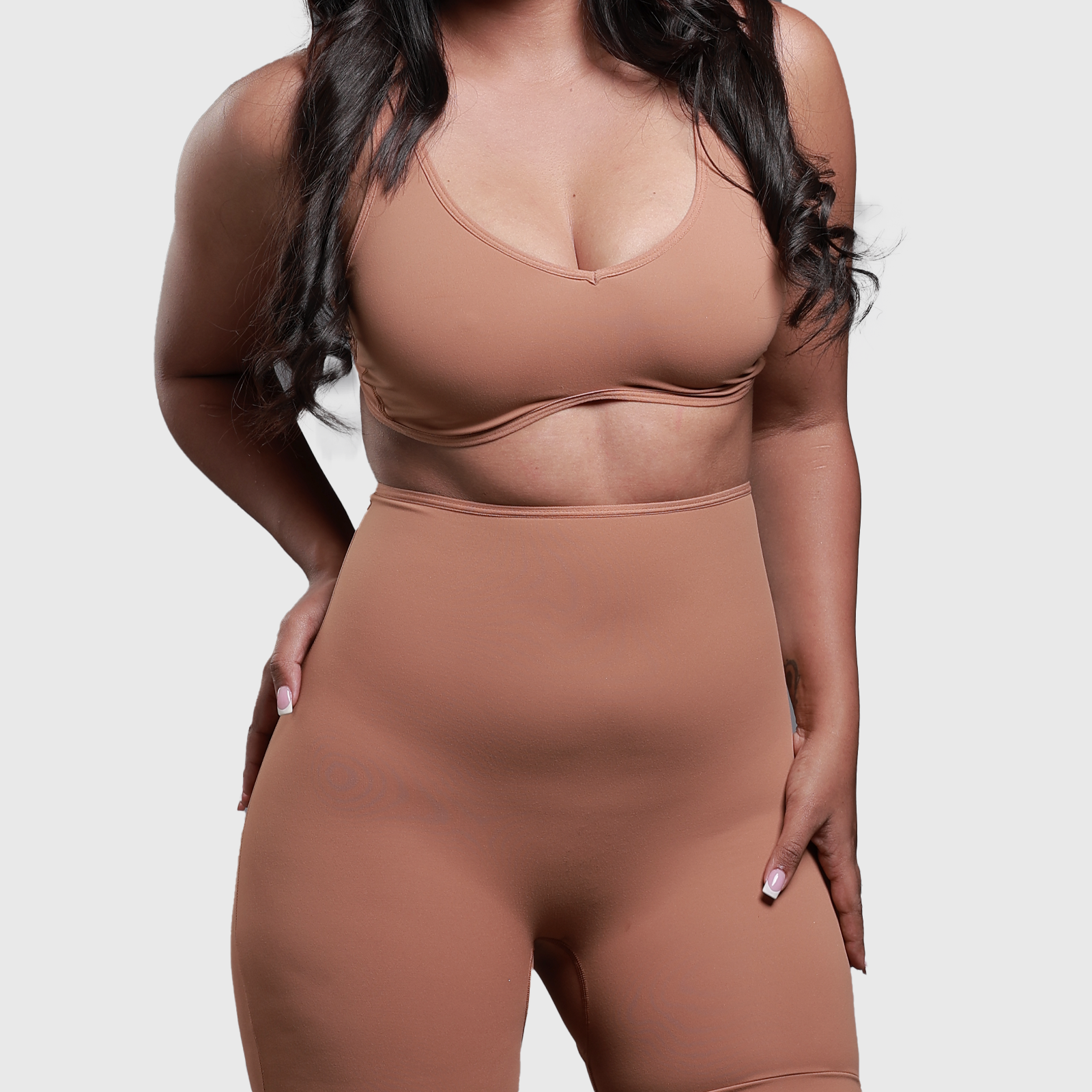High Waist Mid Thigh Shorts